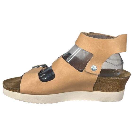 Papillio X Birkenstock Unisex Brown Wedge Sandal Size M 8 W 10 - Picture 2 of 12